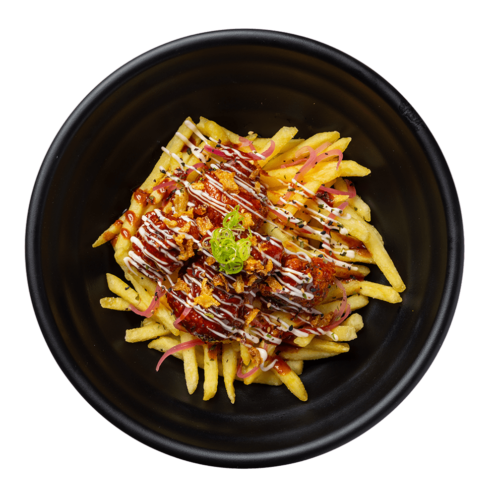 bulgogi chicken karaage-kun fries
