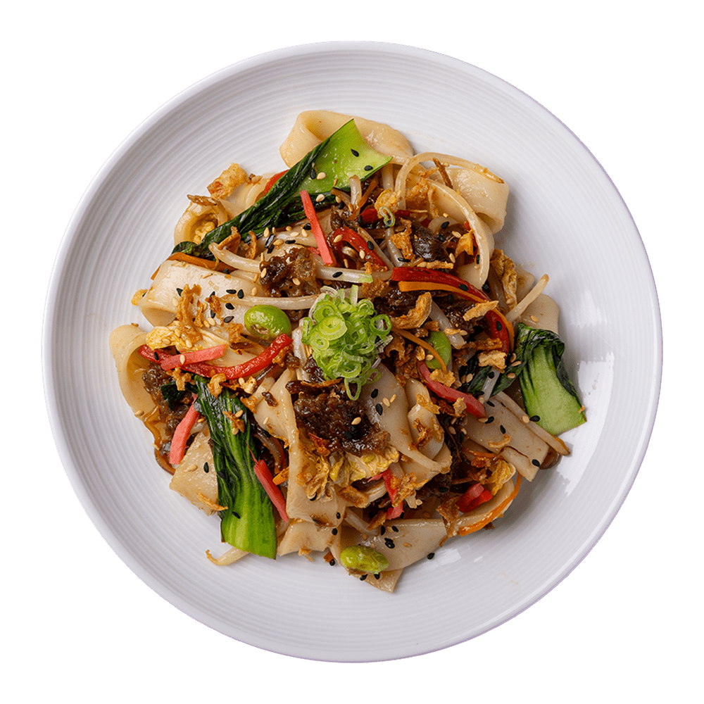 shiitake teriyaki yakisoba