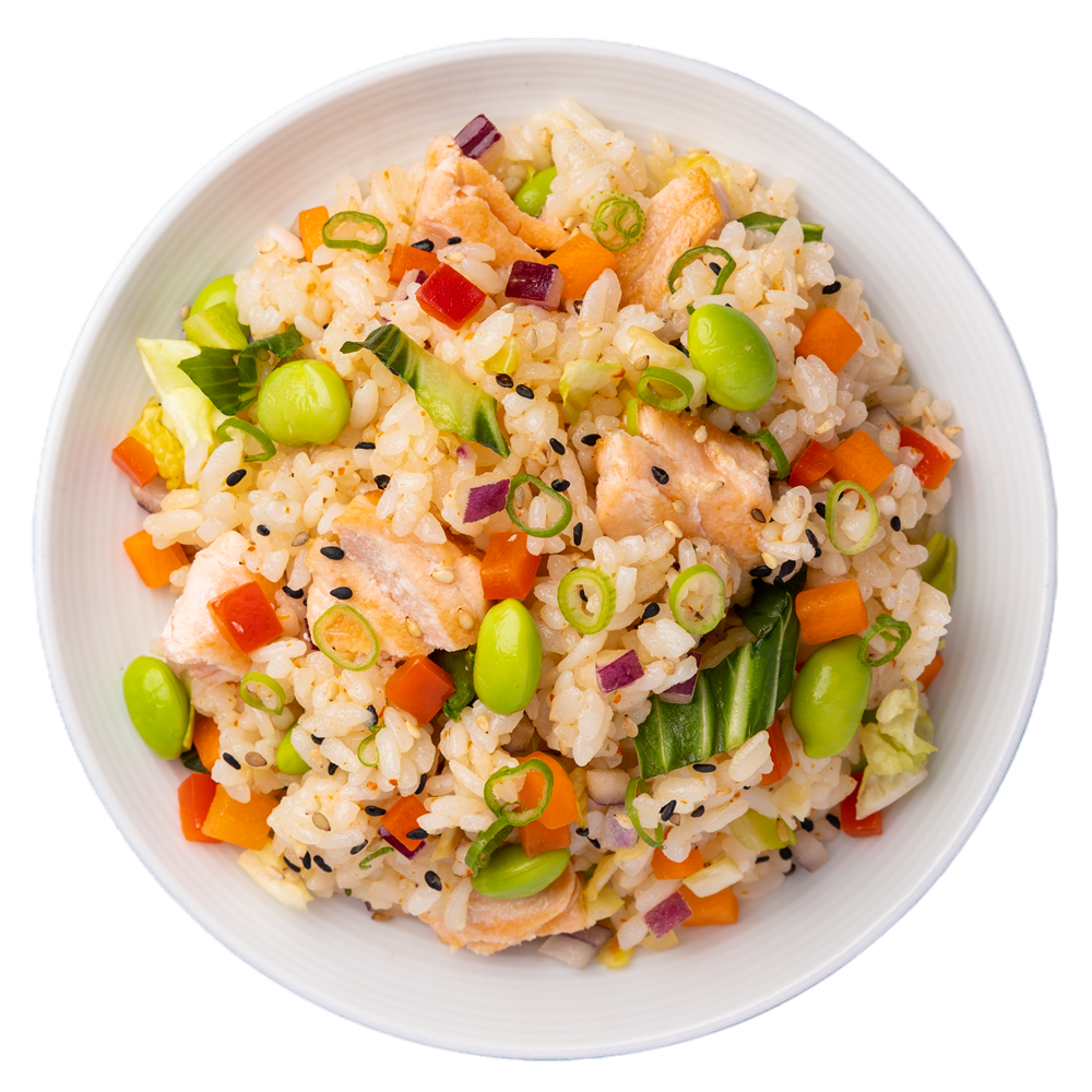 salmon firecracker rice