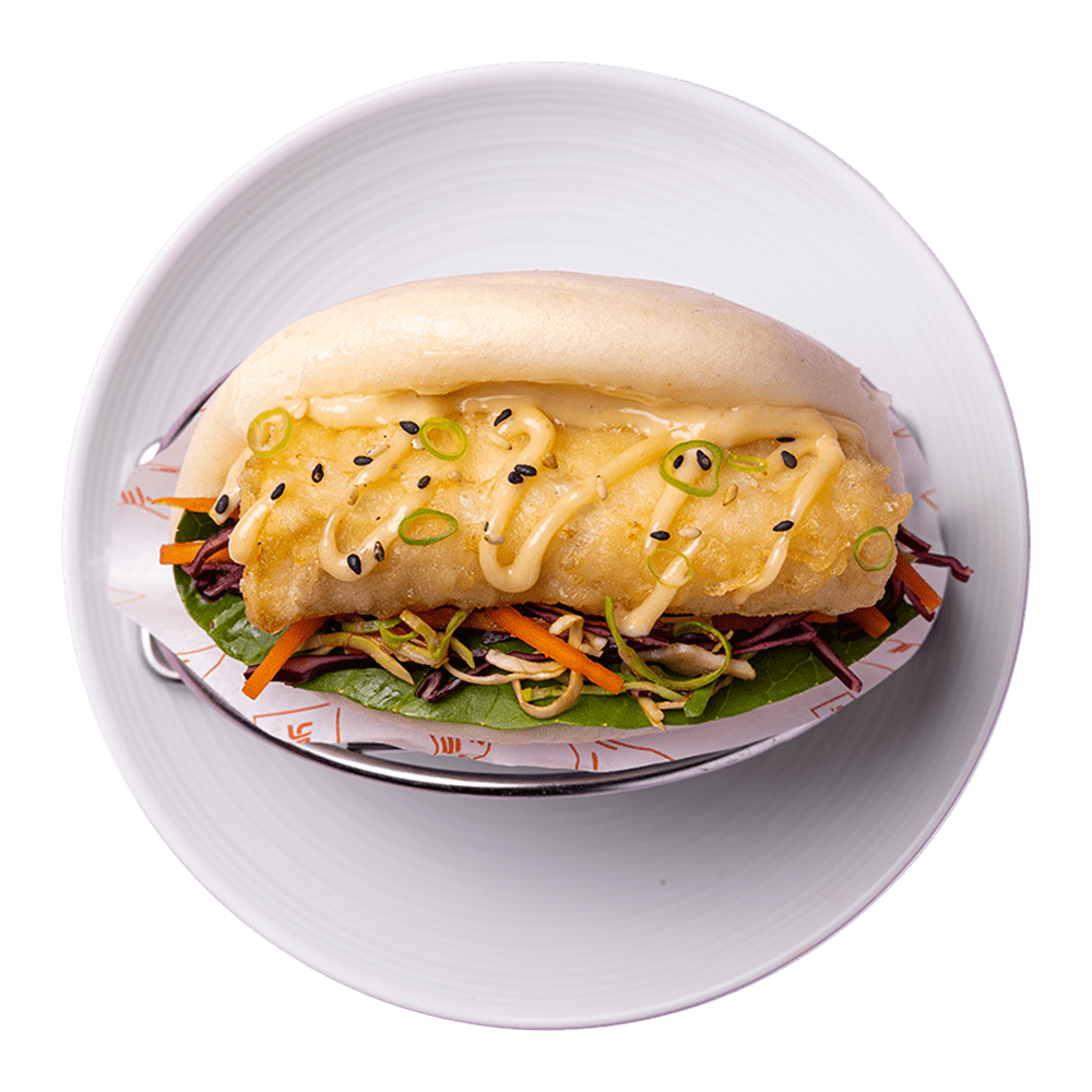 tempura cod bao