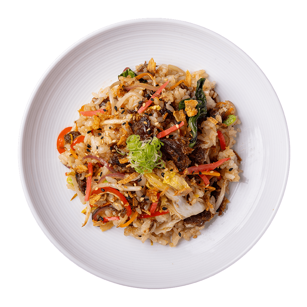 shiitake teriyaki fried rice