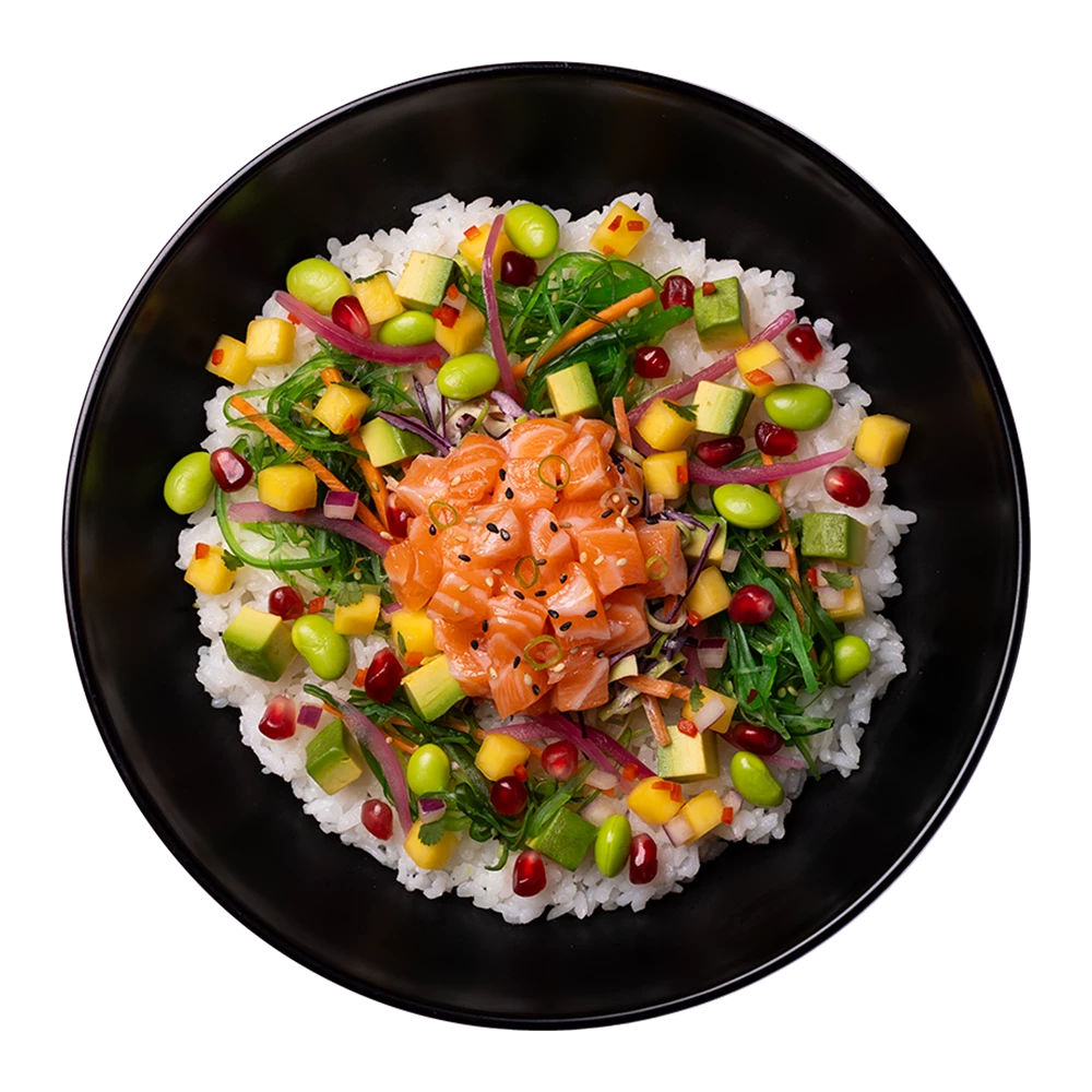spicy salmon poke