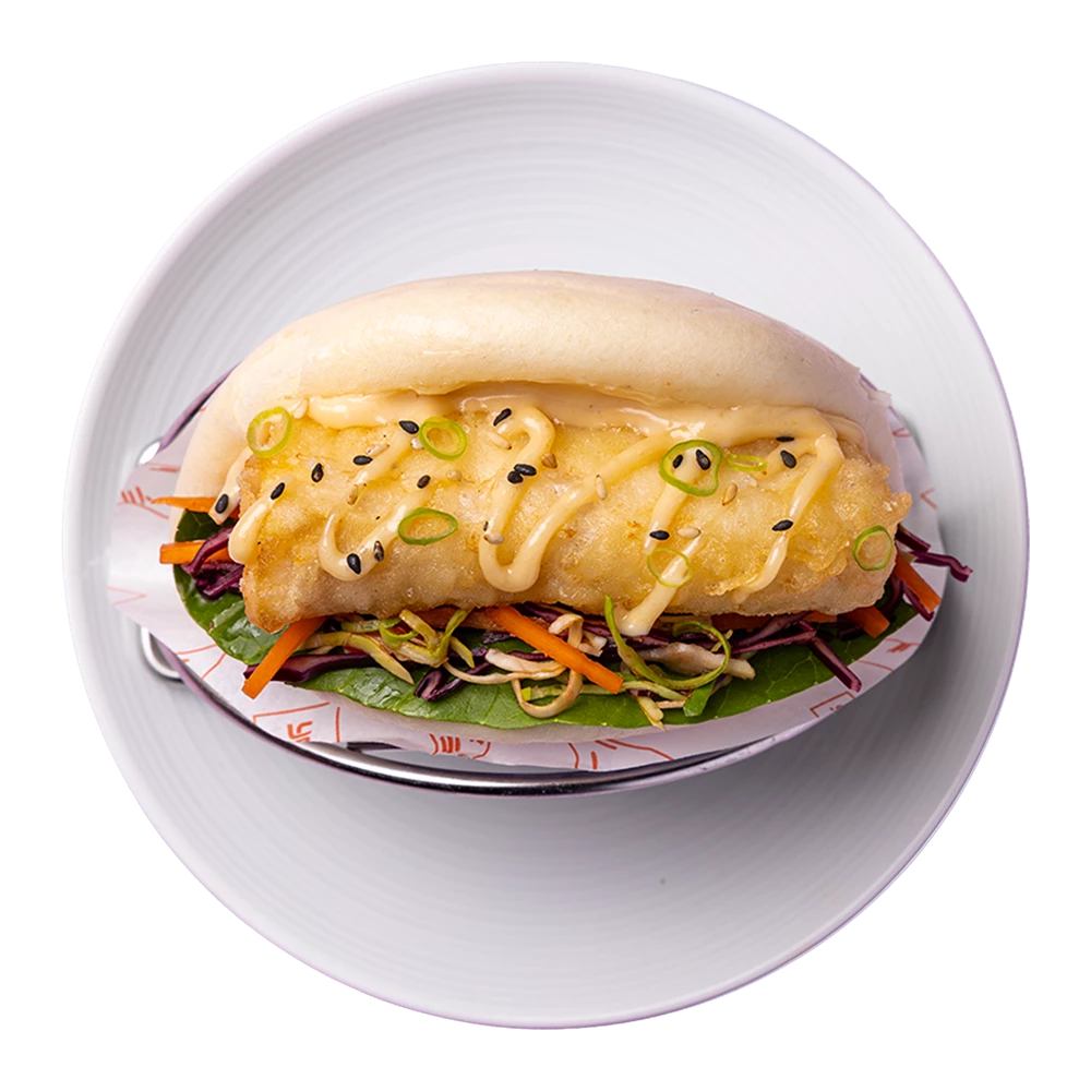 tempura cod bao