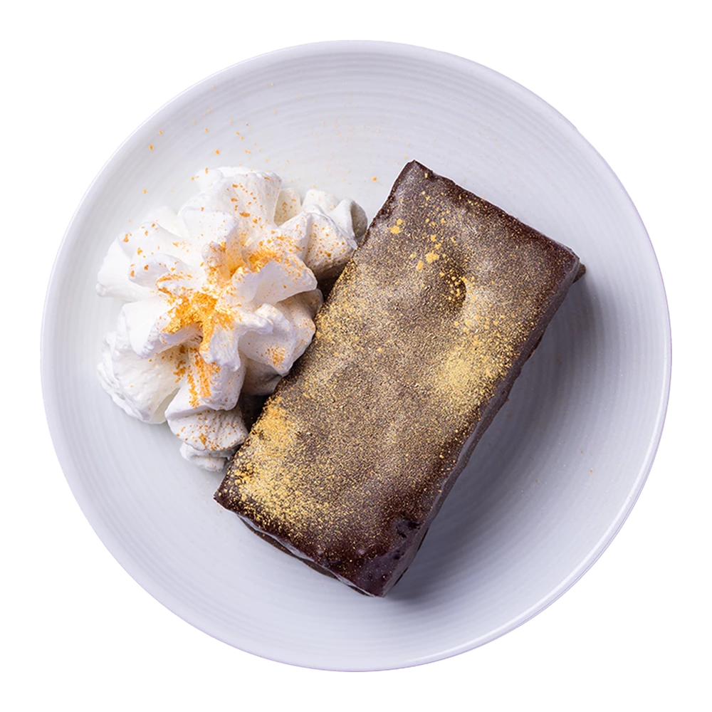 miso-caramel chocolate brownie