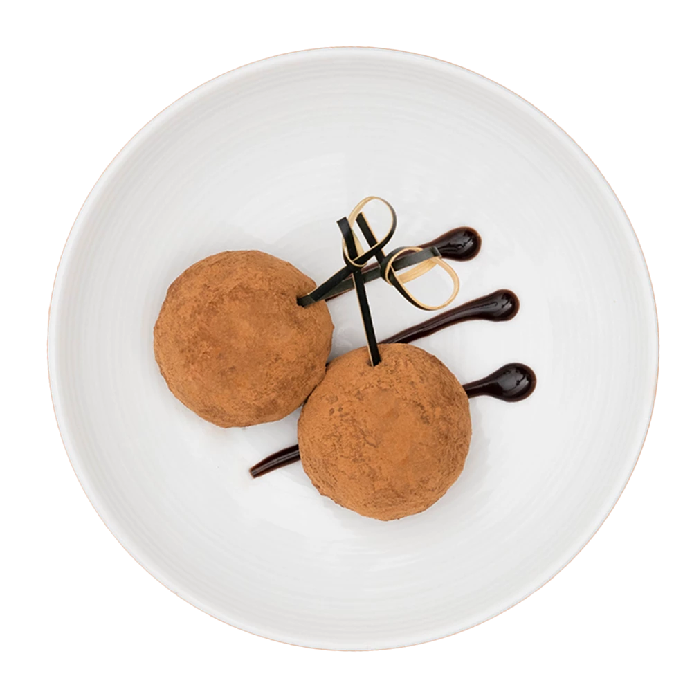 chocolate little moons mochi