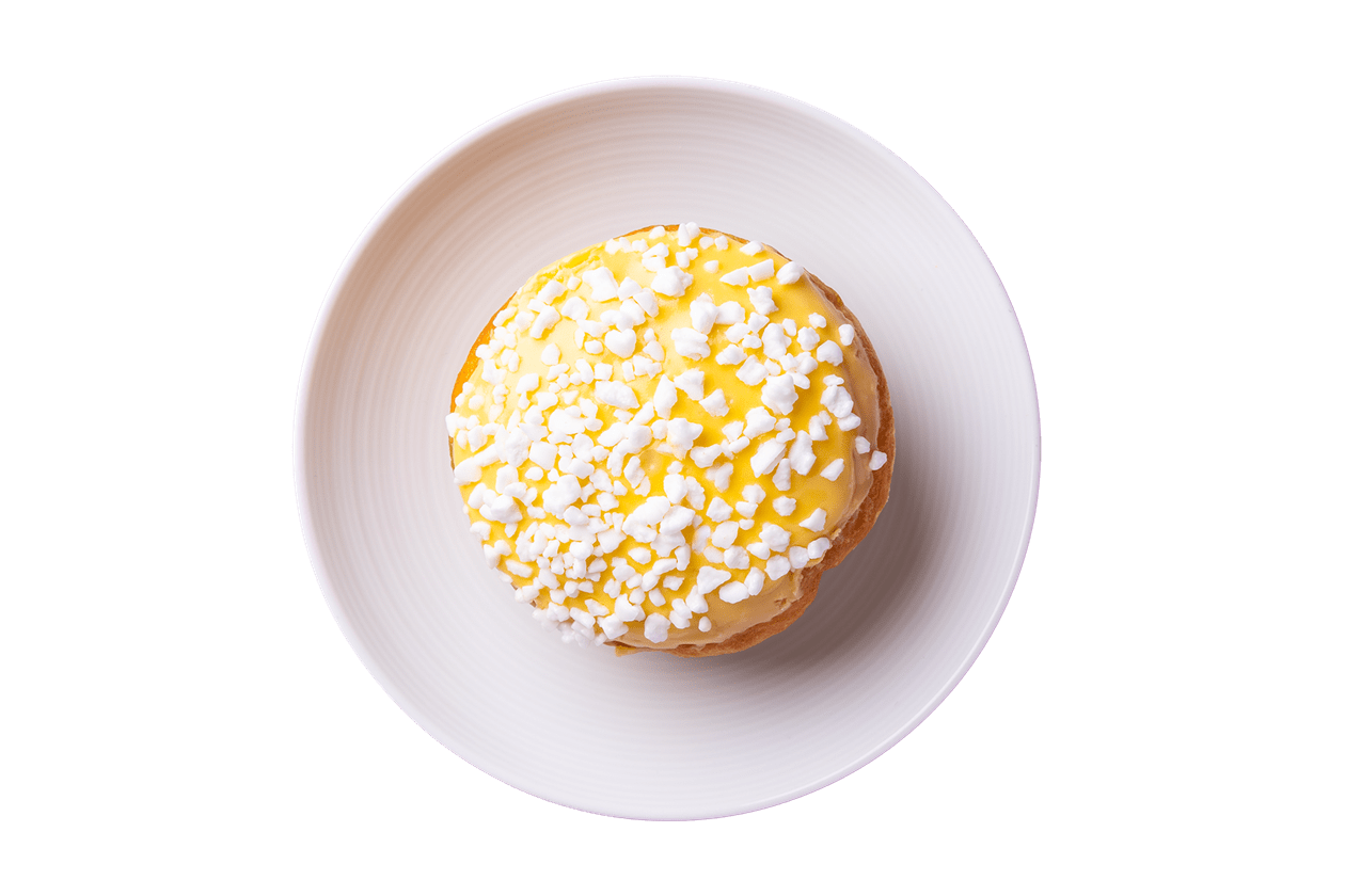 yuzu and lemon doughnut