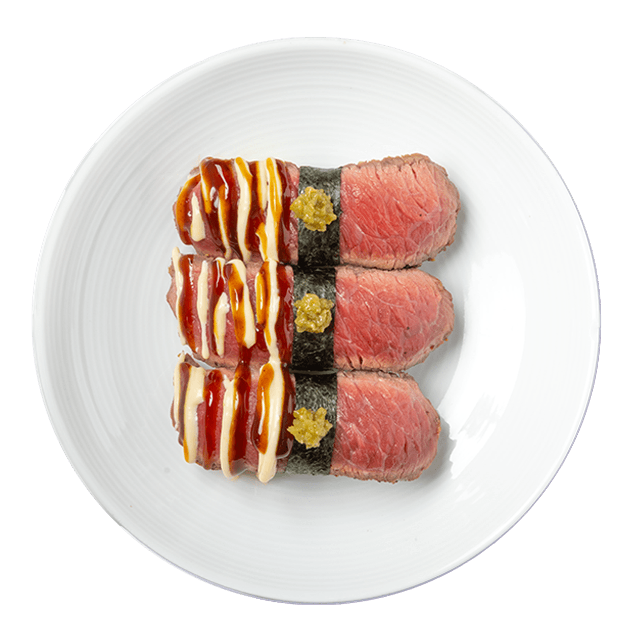 seared beef nigiri