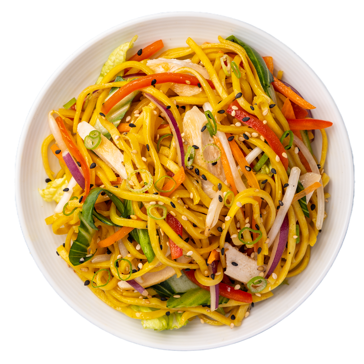 chicken yakisoba