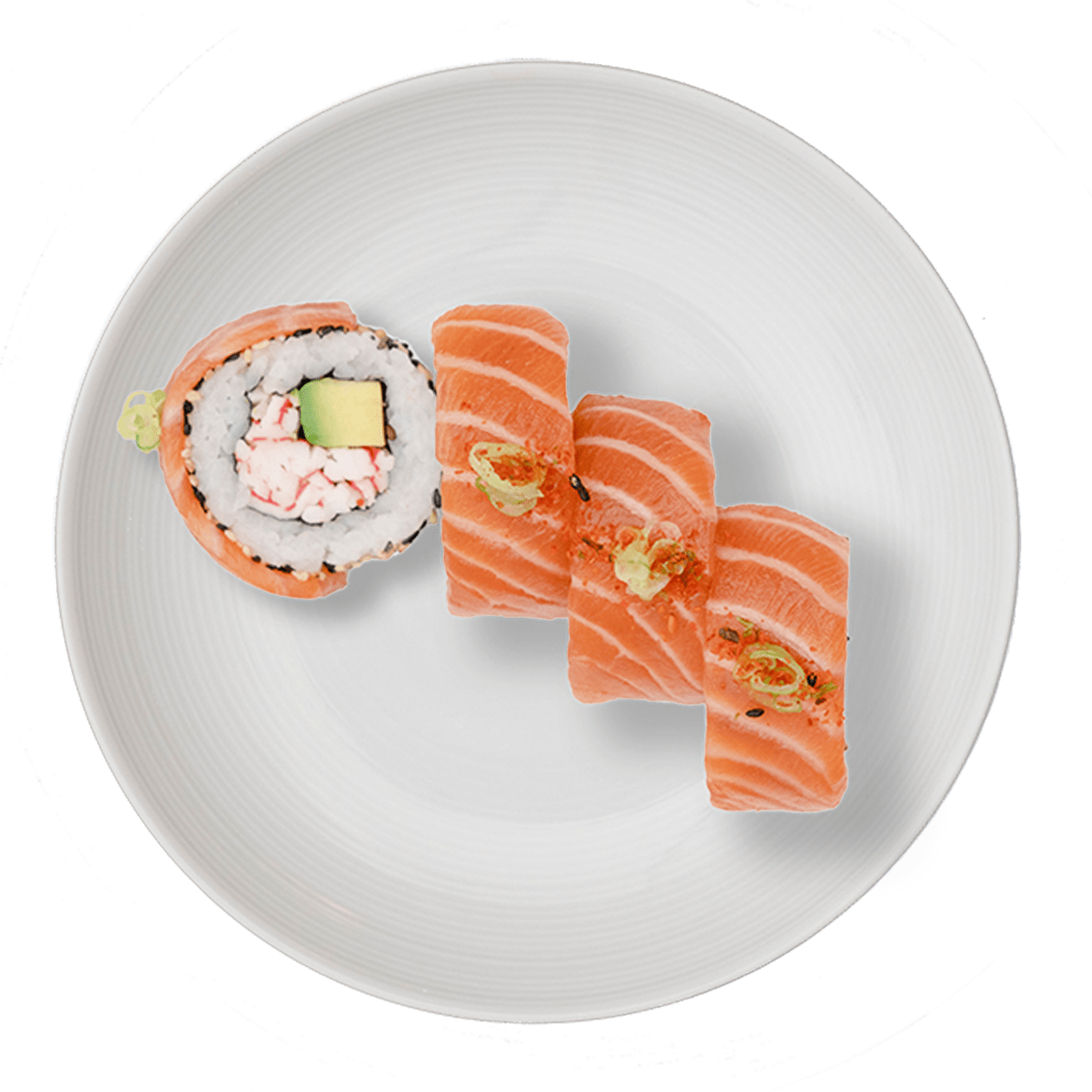 salmon dragon roll