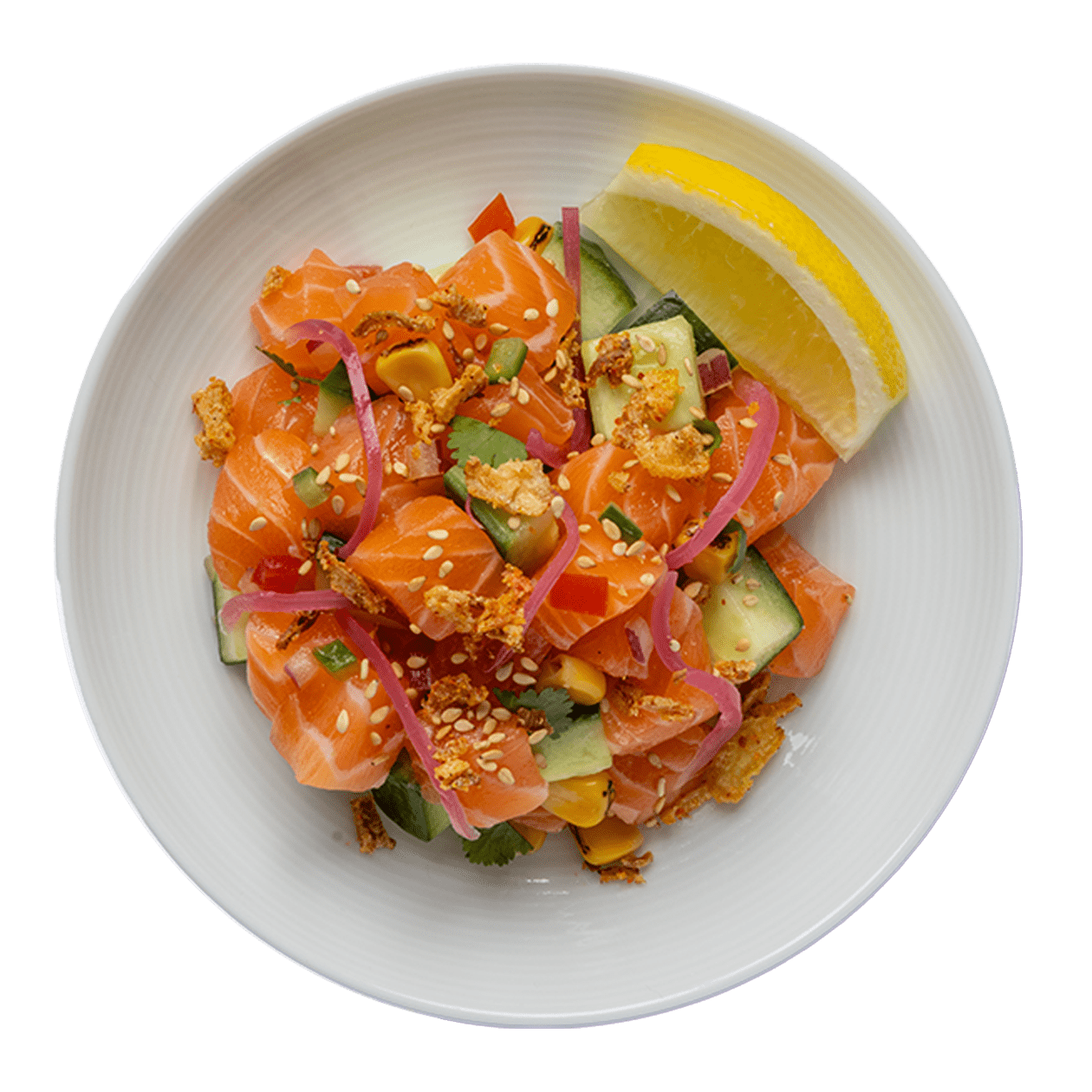 salmon ceviche