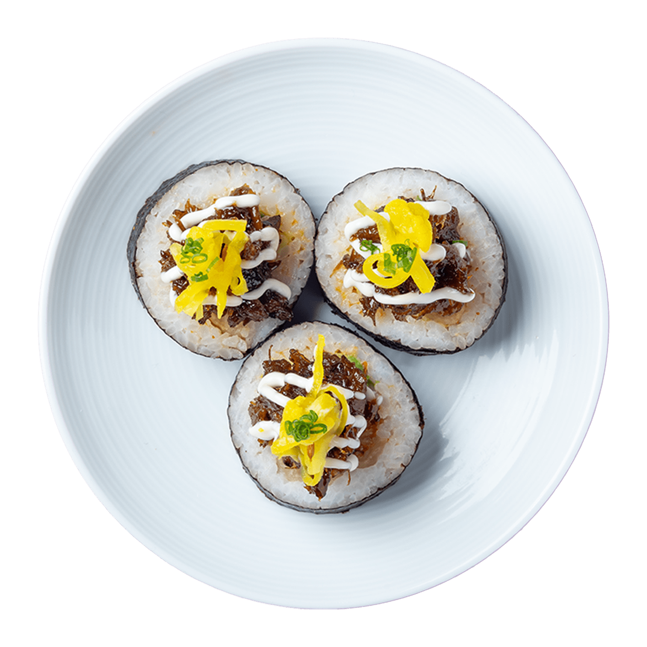 vegetable kimbap volcano roll