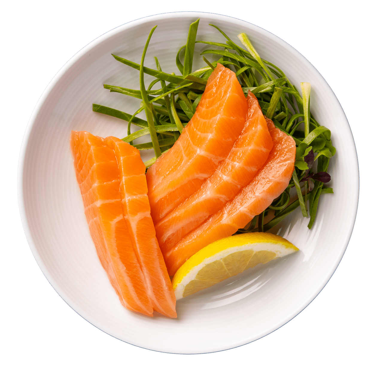 salmon sashimi