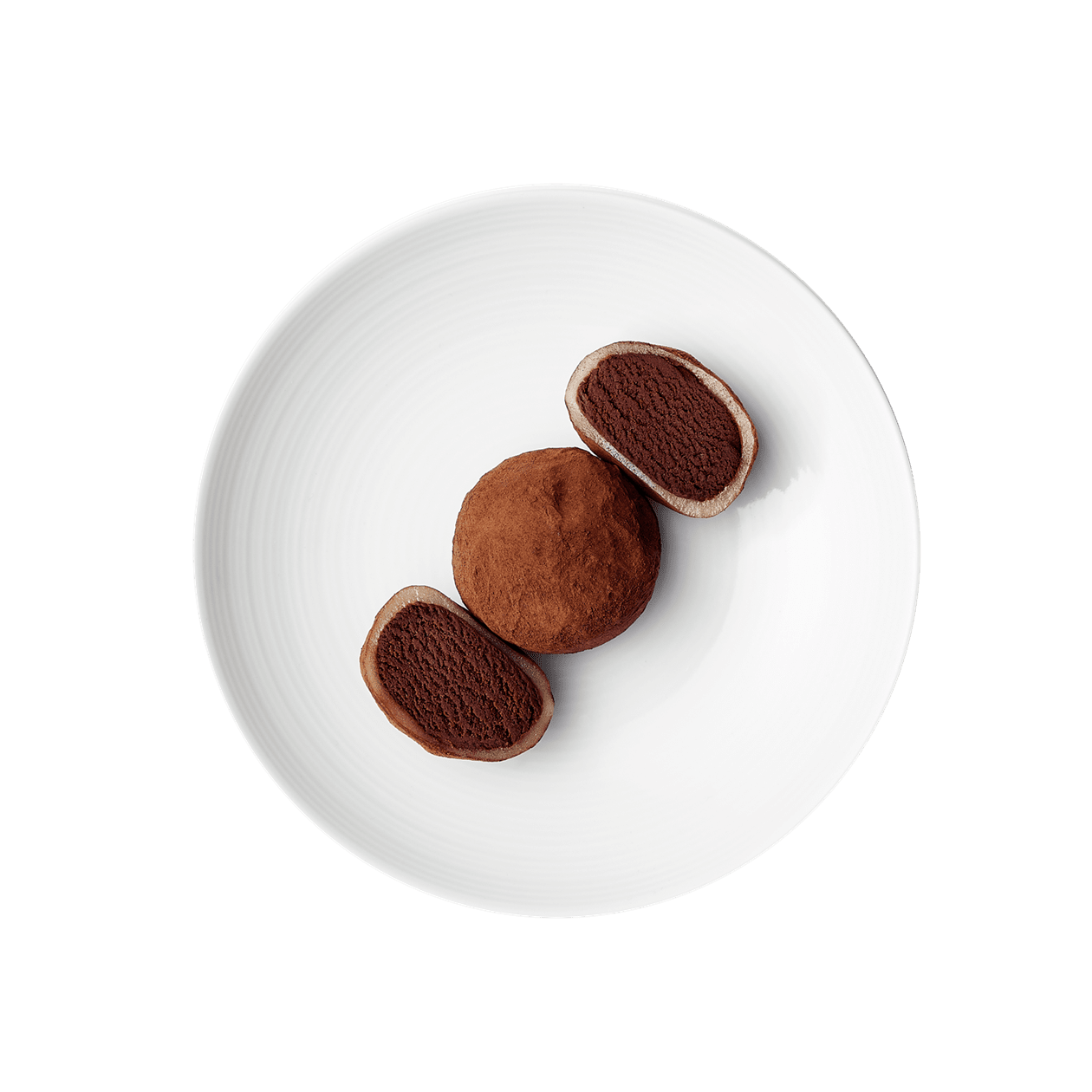 chocolate little moons mochi