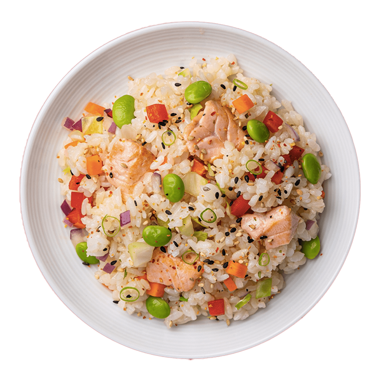 salmon firecracker rice