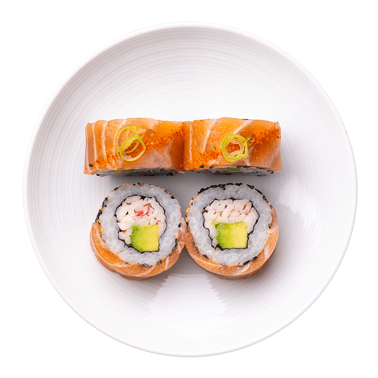 salmon dragon roll