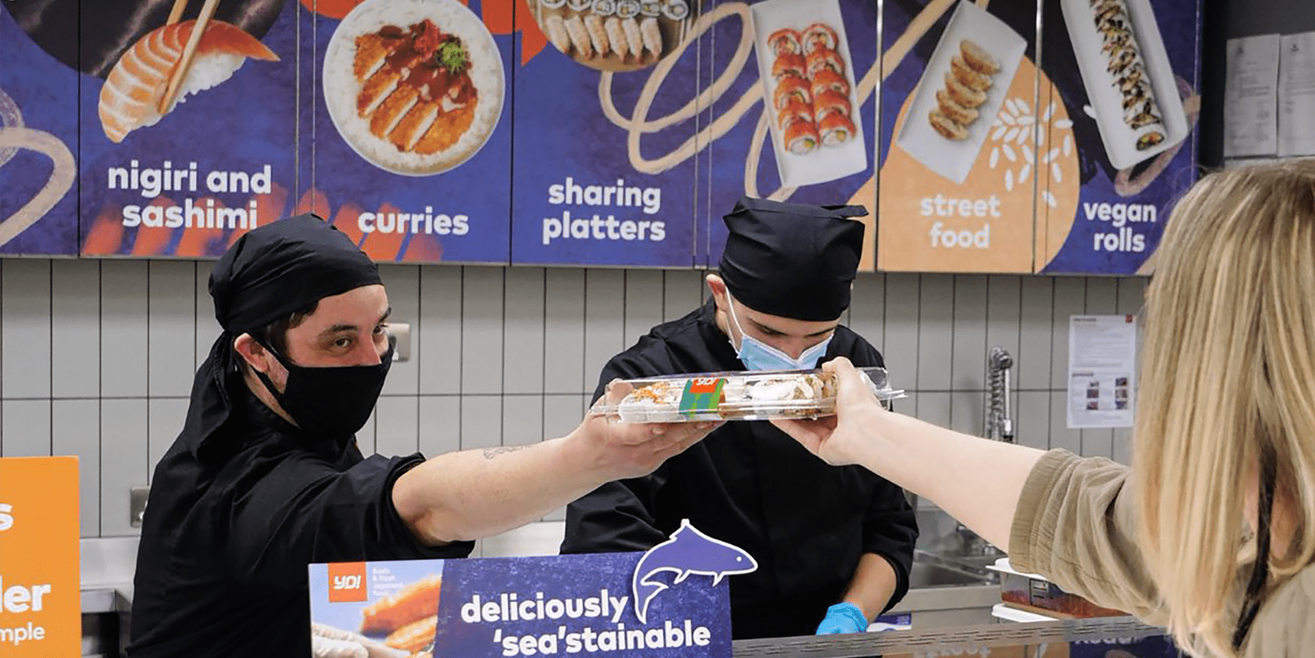 You can now find YO! in your local Purley Tesco Extra store Sushi