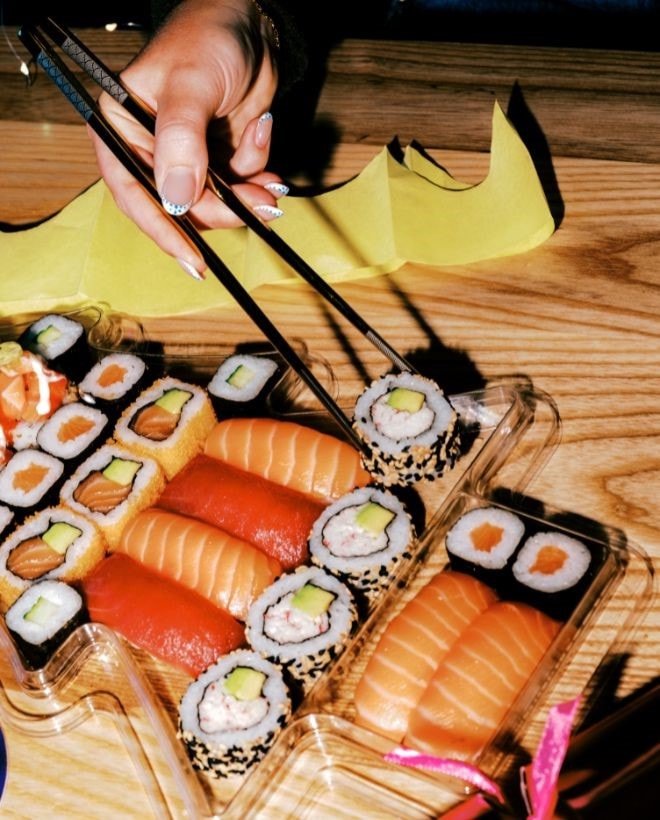 Christmas Tree Sushi Platter