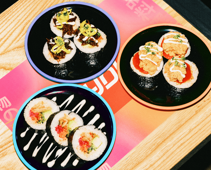 kimbap rolls