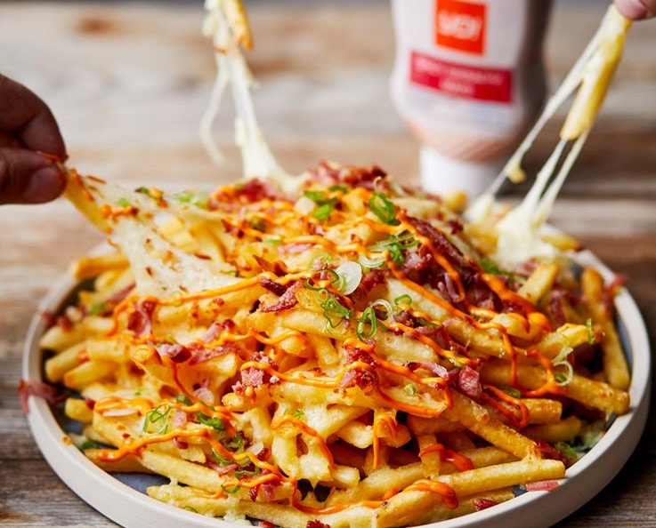 sriracha dirty fries