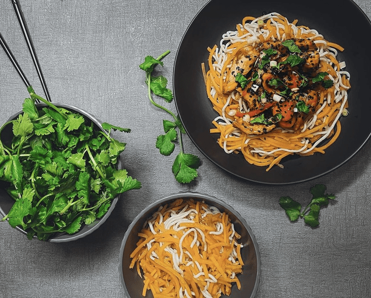 miso, honey & soy chicken noodles